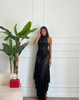Abito in pizzo nero