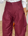 Pantalone bordeaux