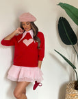 pull amour rosso