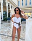 Costume intero bianco