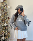 Pull giorget grigio