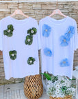 T-shirt fiori