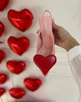 Tacchi con cuore rosa