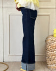 Denim con piegone