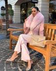 Cappotto F&T rosa