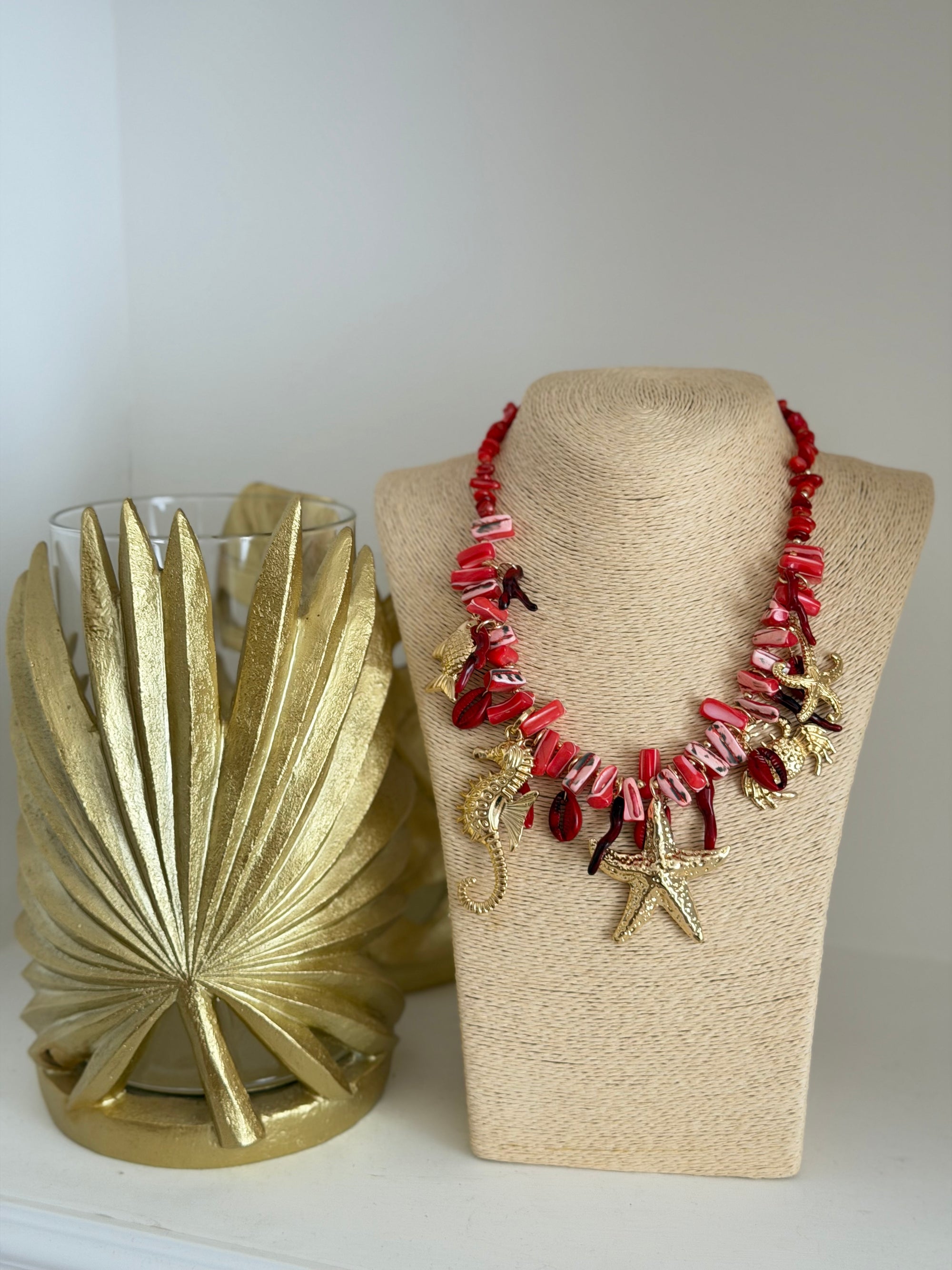 Collana corallo rosso