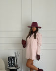 Giacca diamond rosa