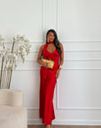 abito sophia rosso