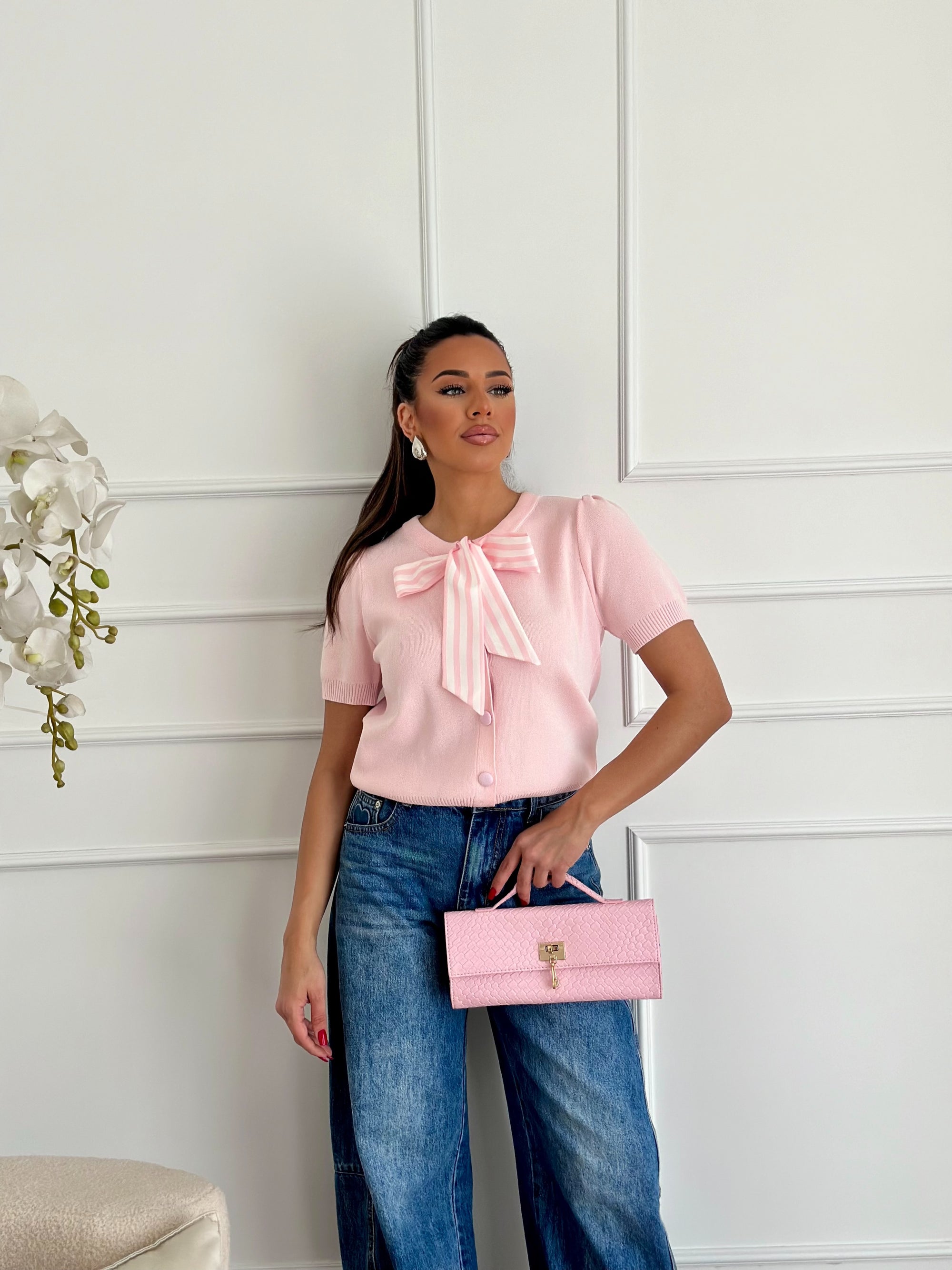 Shirt fiocco pink