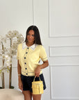 Maglia botton gialla