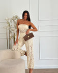 Coordinato pizzo Begie