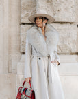 Cappotto fox ghiaccio