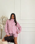 Coordinato shower rosa