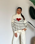 coordinato love panna