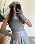 top lily in lana grigio