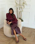 camicia fly bordeaux