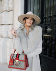 Cappotto fox ghiaccio