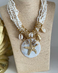 Collana madreperla bianca