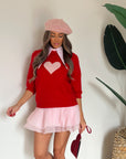 pull amour rosso
