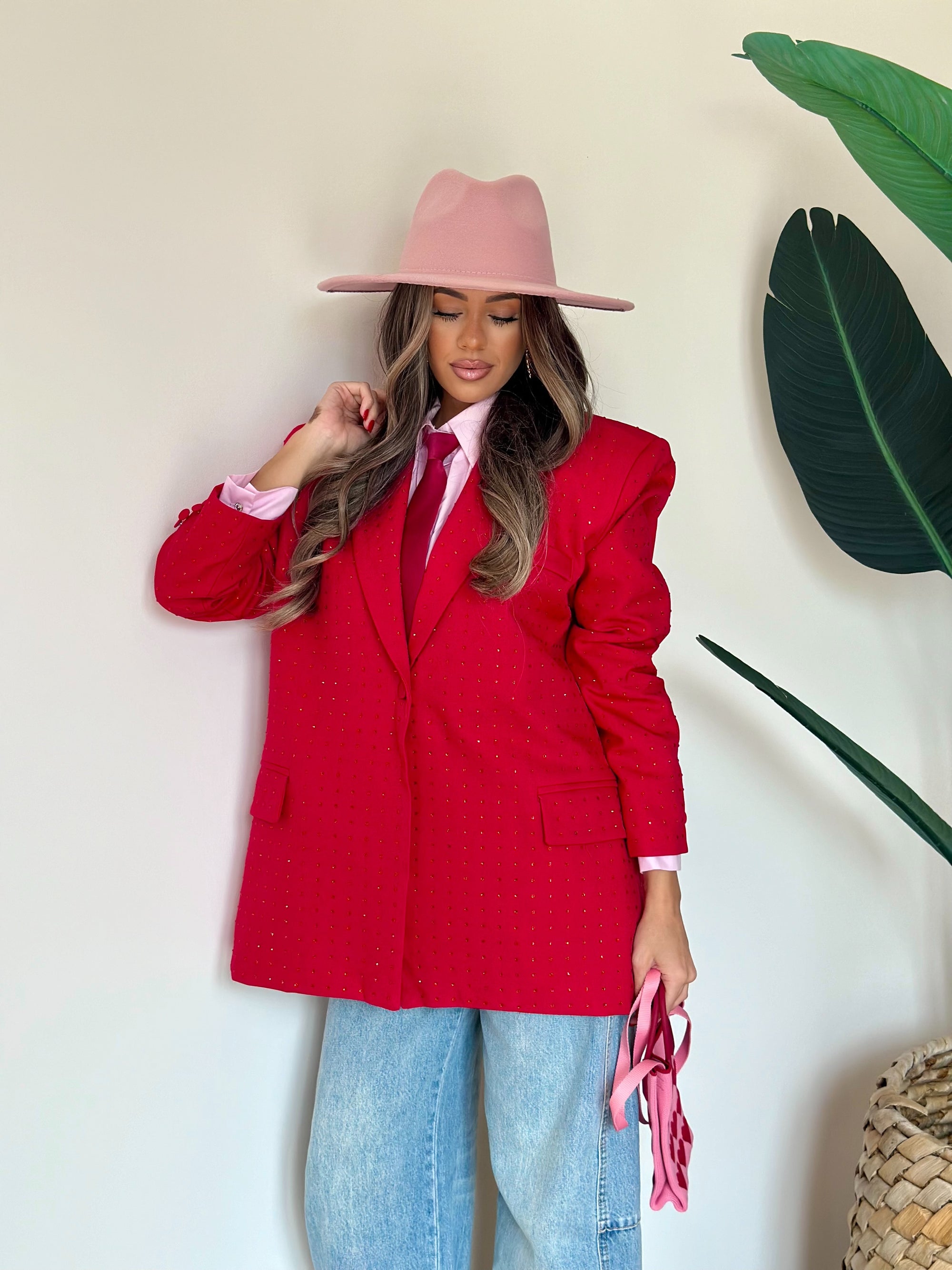 Giacca diamond red