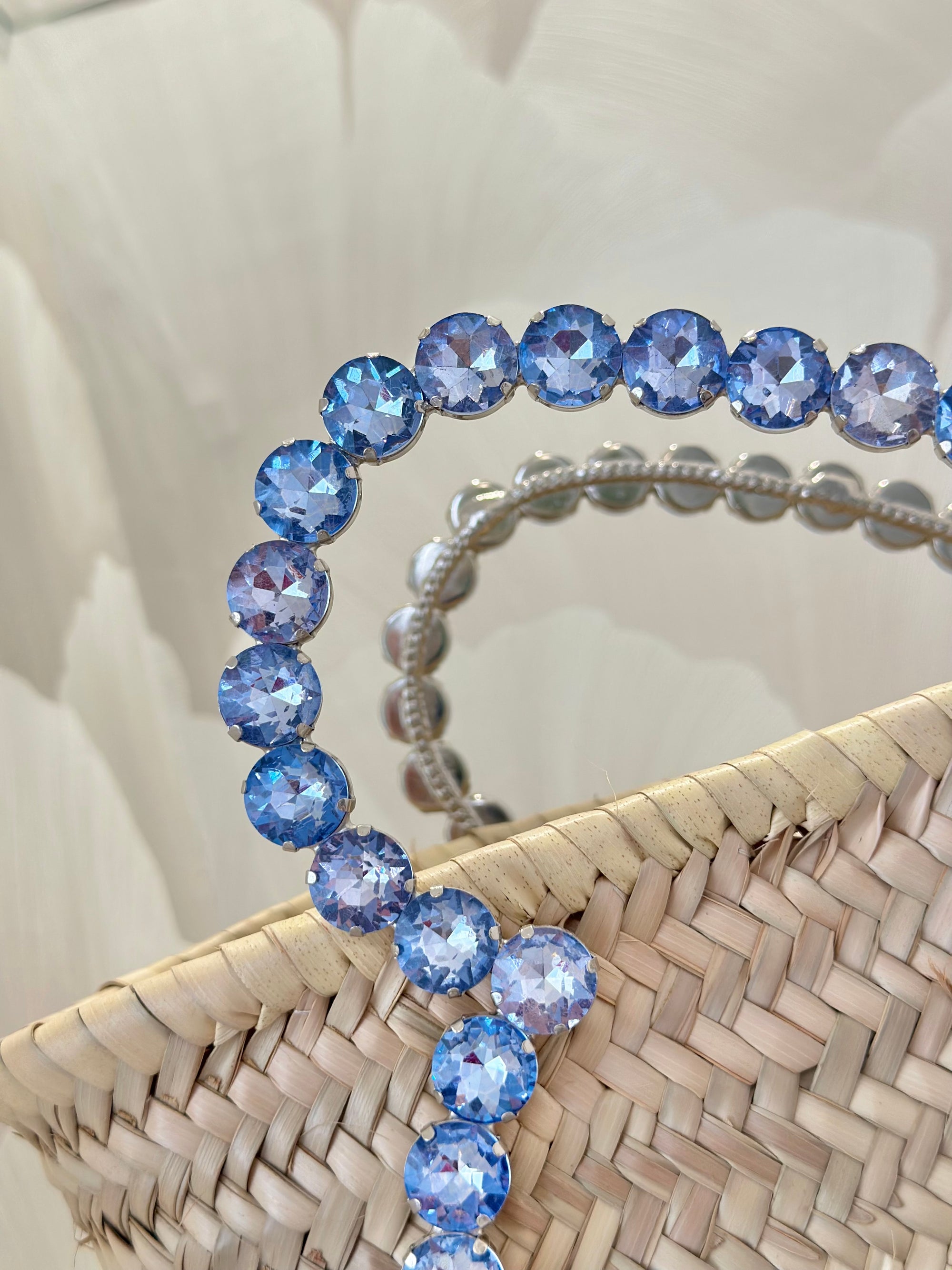 Borsa in paglia piccola luxury