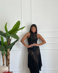 Abito in pizzo nero