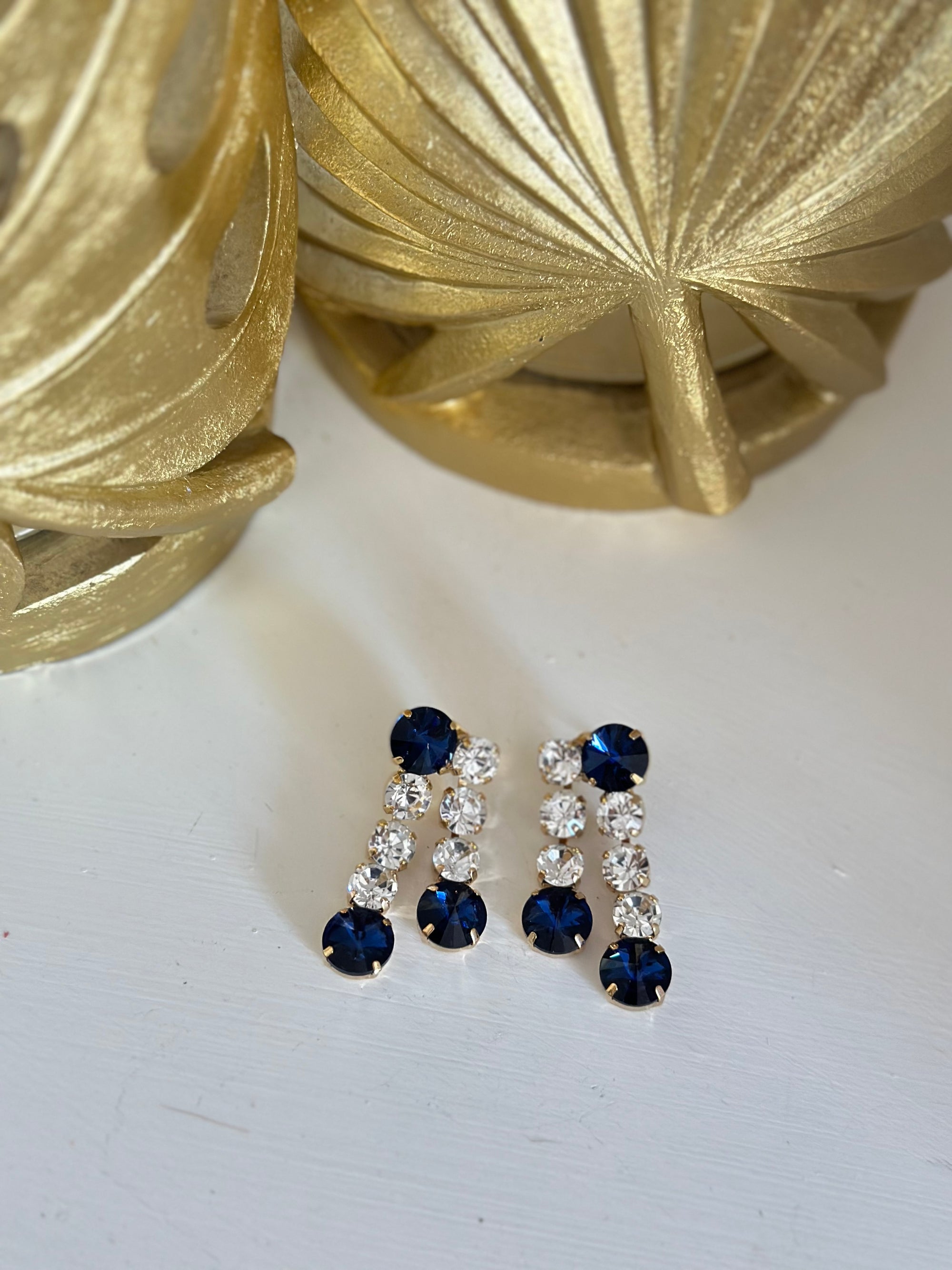 Orecchini gioiello blu