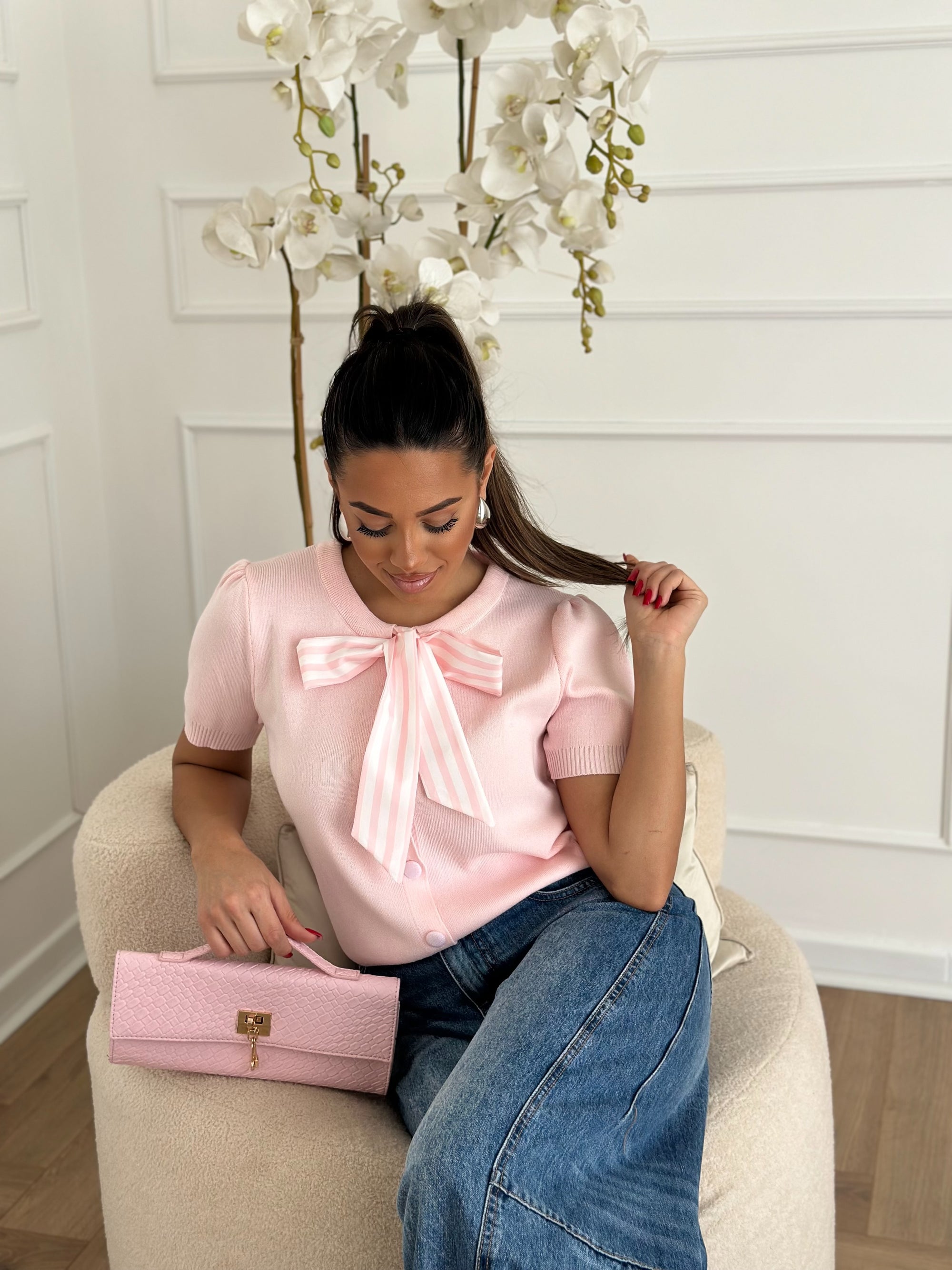 Shirt fiocco pink
