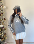Pull giorget grigio