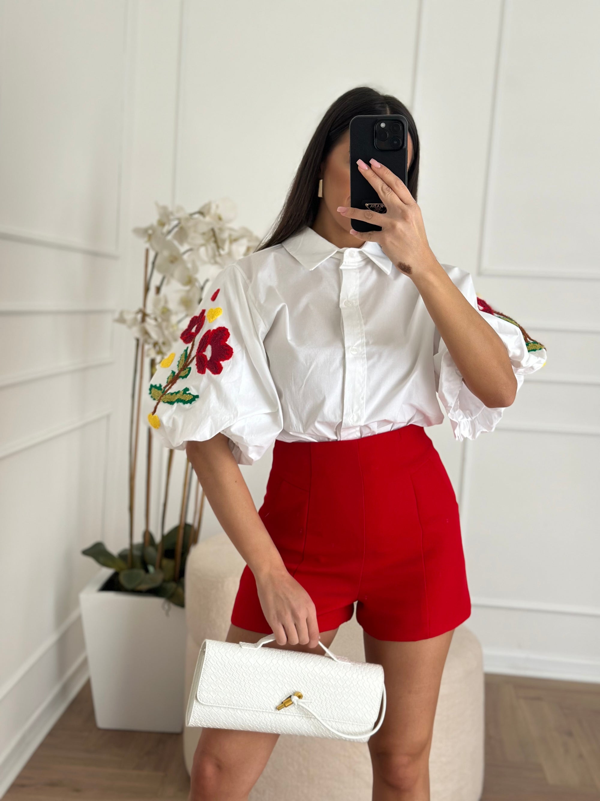 camicia bon ton bianca