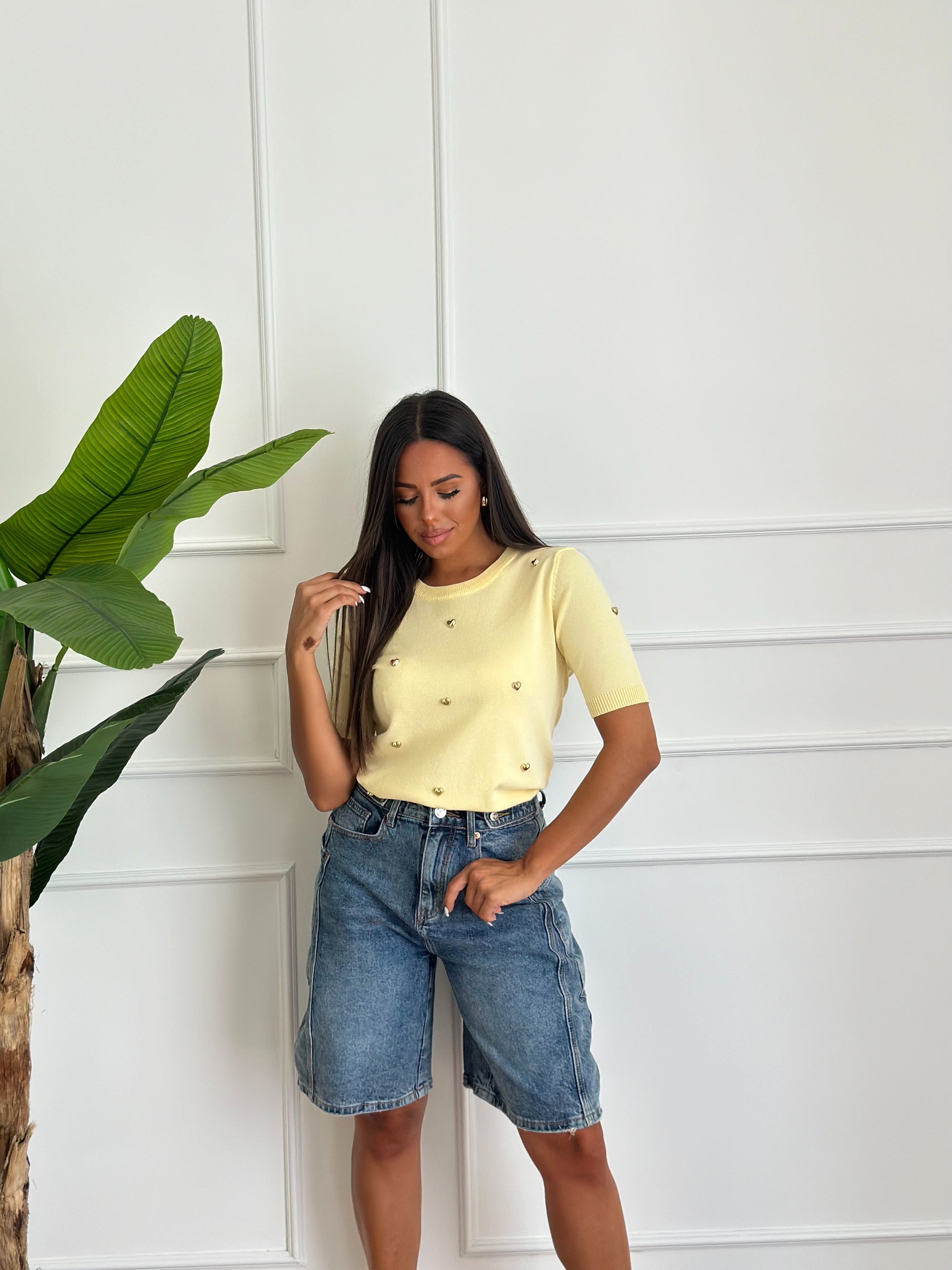 shirt amour gialla