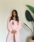Coordinato con cravatta rosa