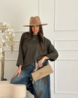 Maxi shirt verde