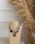 collana cuori silver