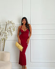 Abito rich bordeaux