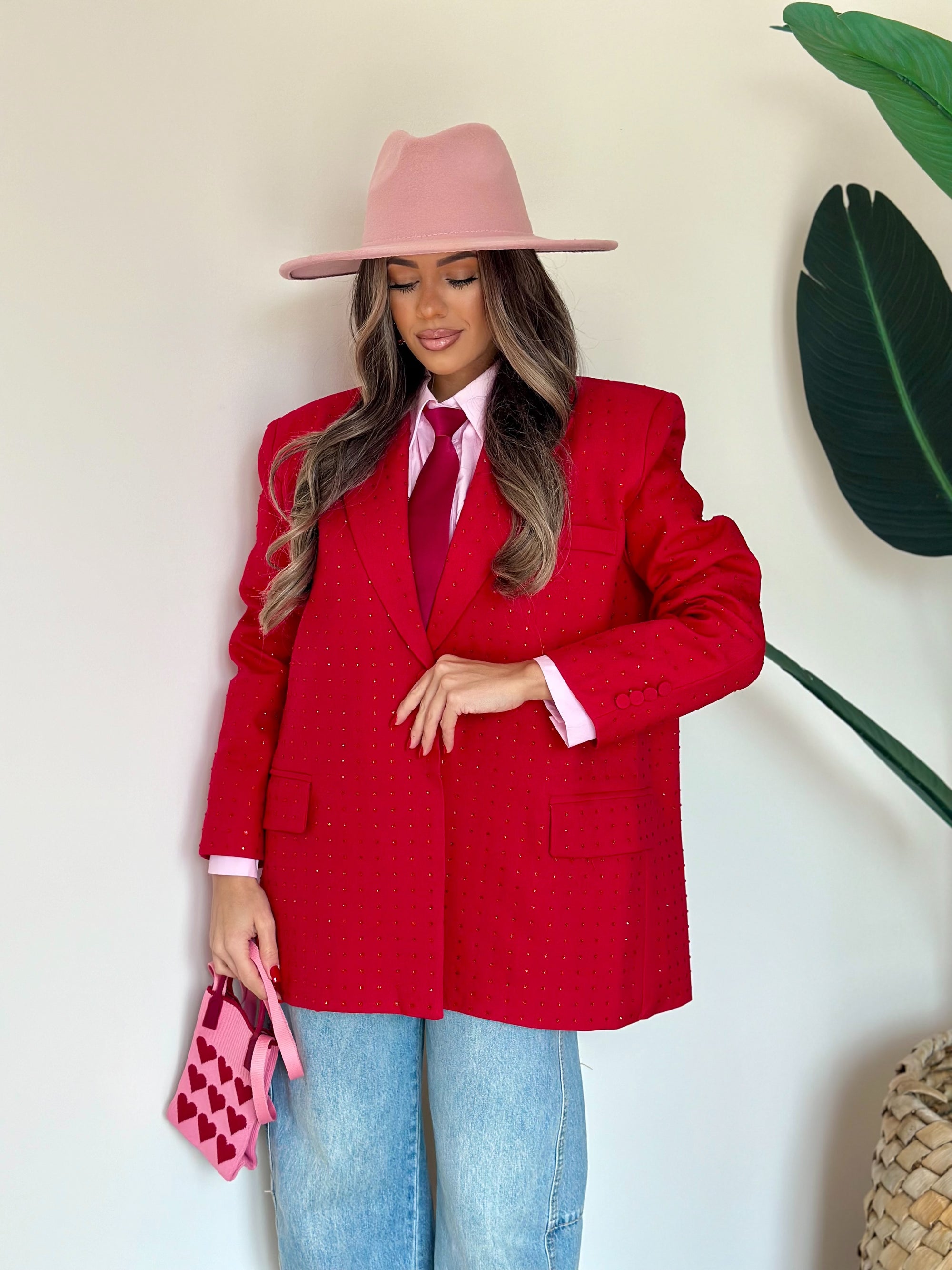 Giacca diamond red