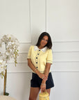Maglia botton gialla
