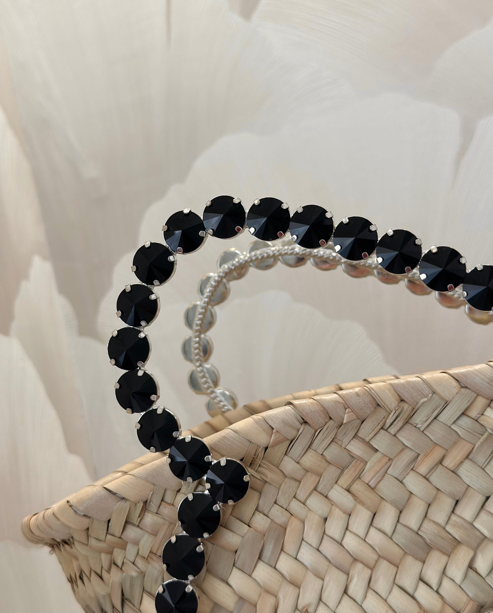 Borsa in paglia piccola luxury