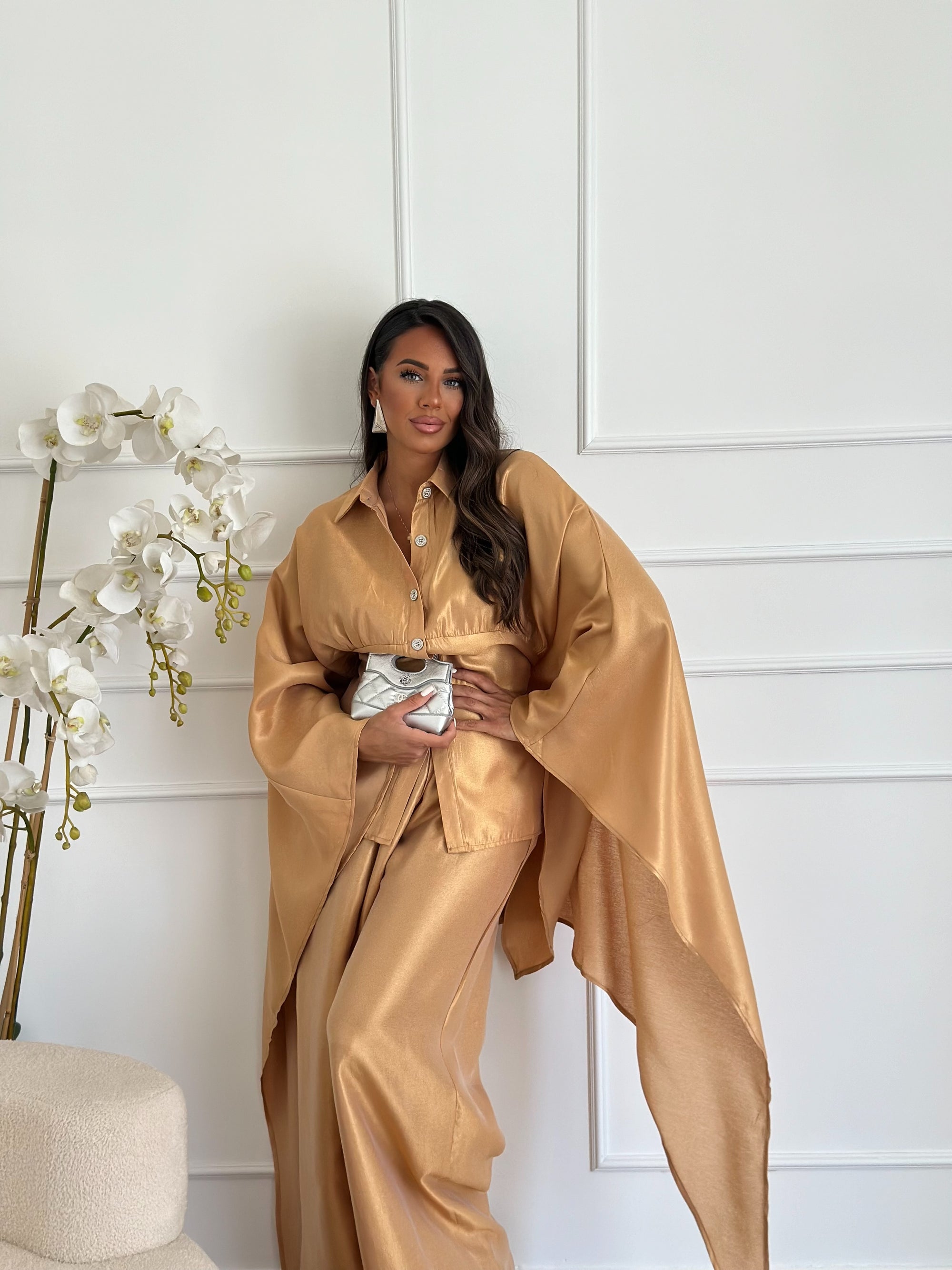 Coordinato mantella bronzo