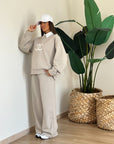 Tuta pearl beige