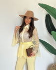 camicia in pizzo