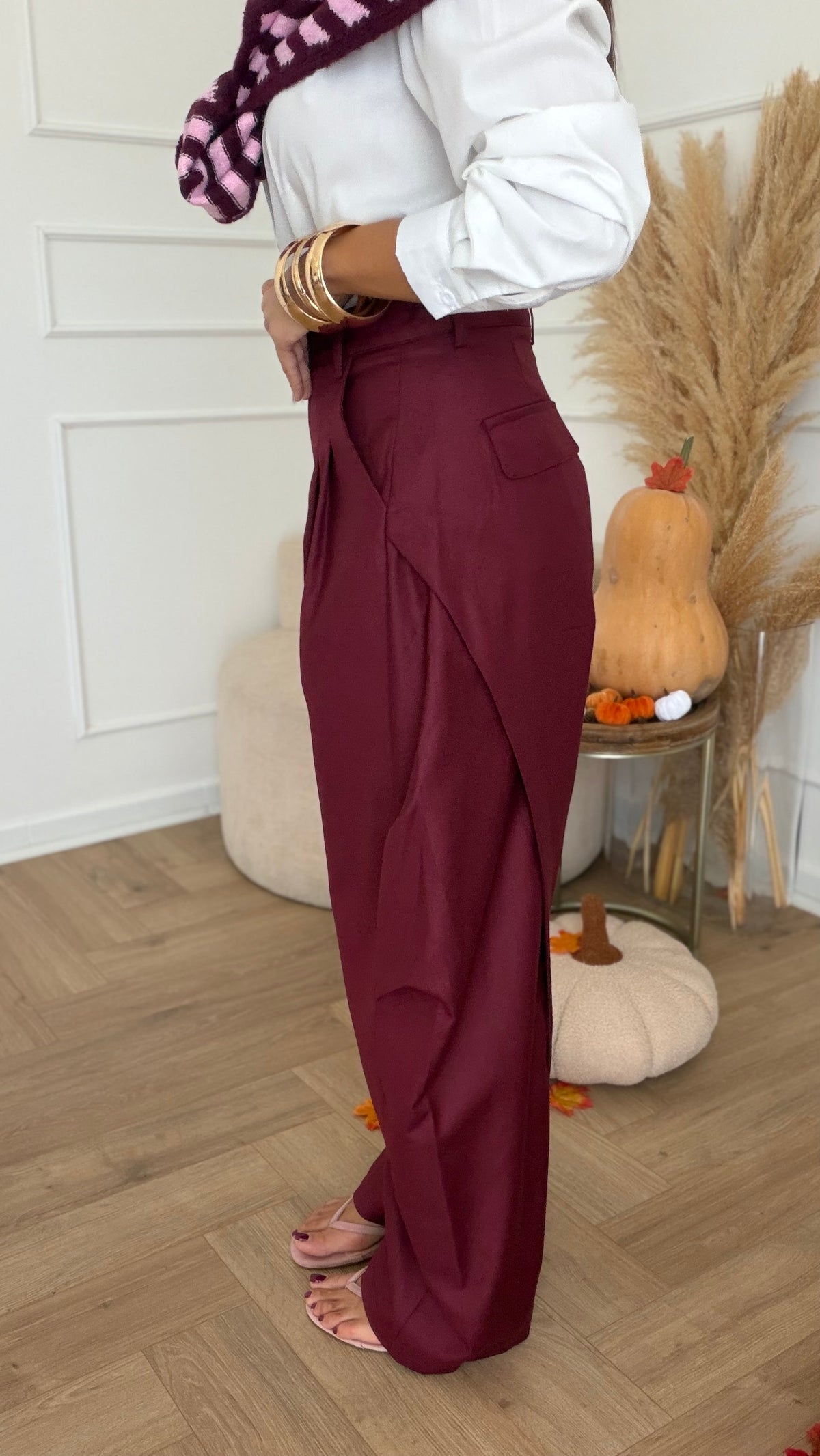 Pantalone bordeaux