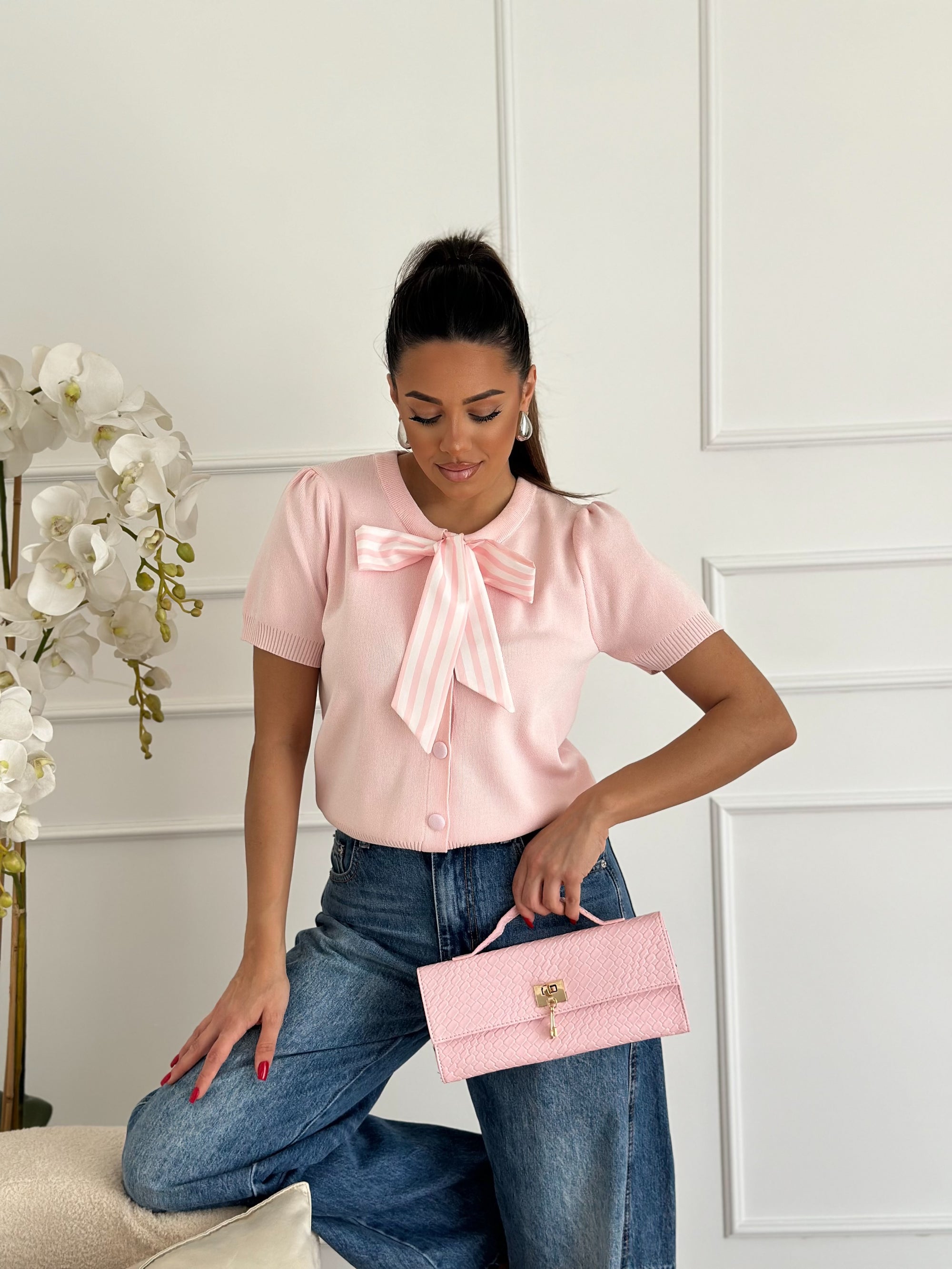 Shirt fiocco pink