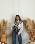 camicia con coprispalle verde