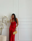 abito sophia rosso