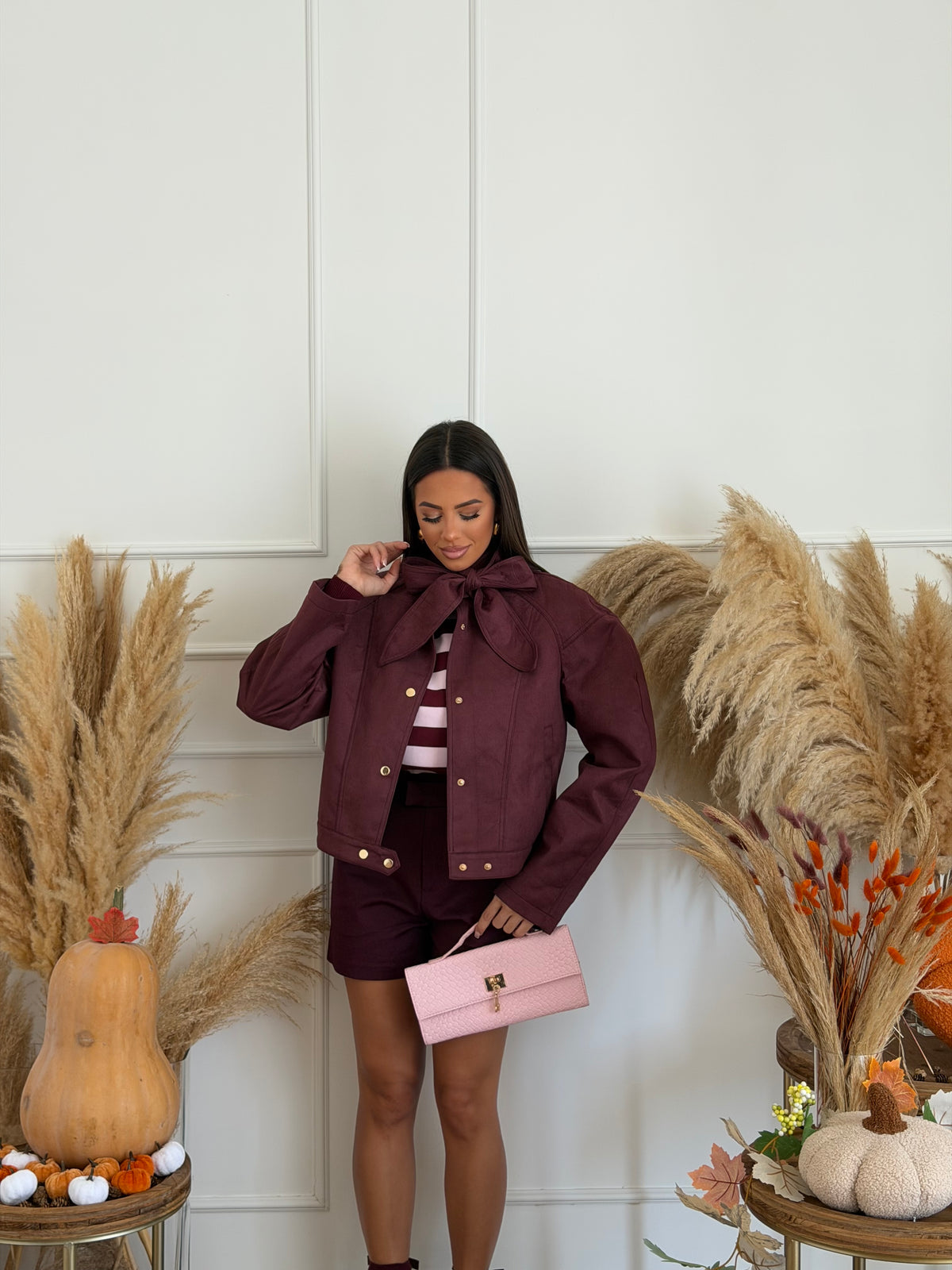 giacca faby bordeaux