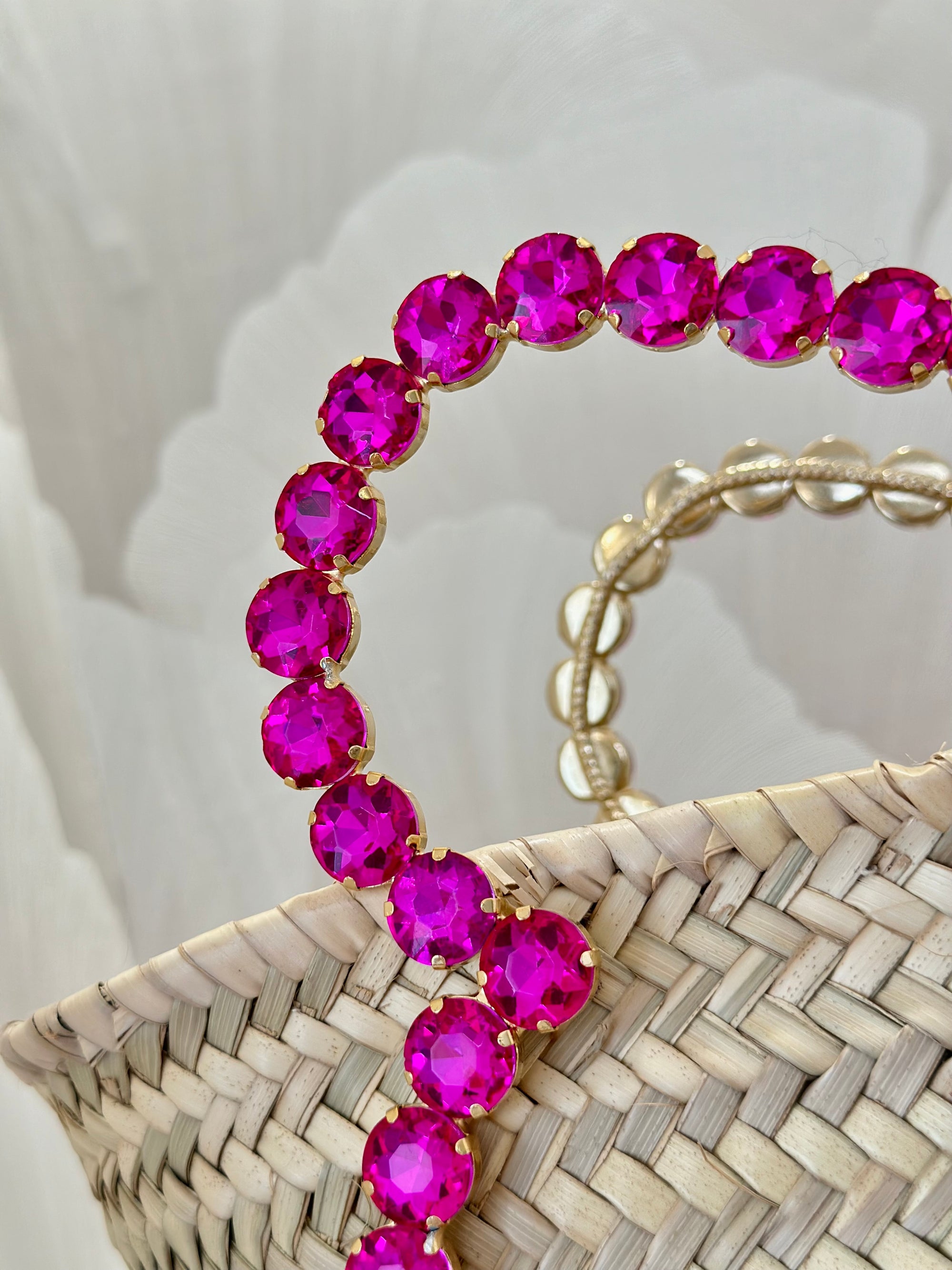 Borsa in paglia piccola luxury