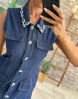Abitino in denim luxury