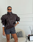 giacca melany bordeaux