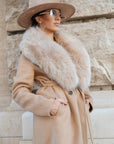 Cappotto fox biscotto